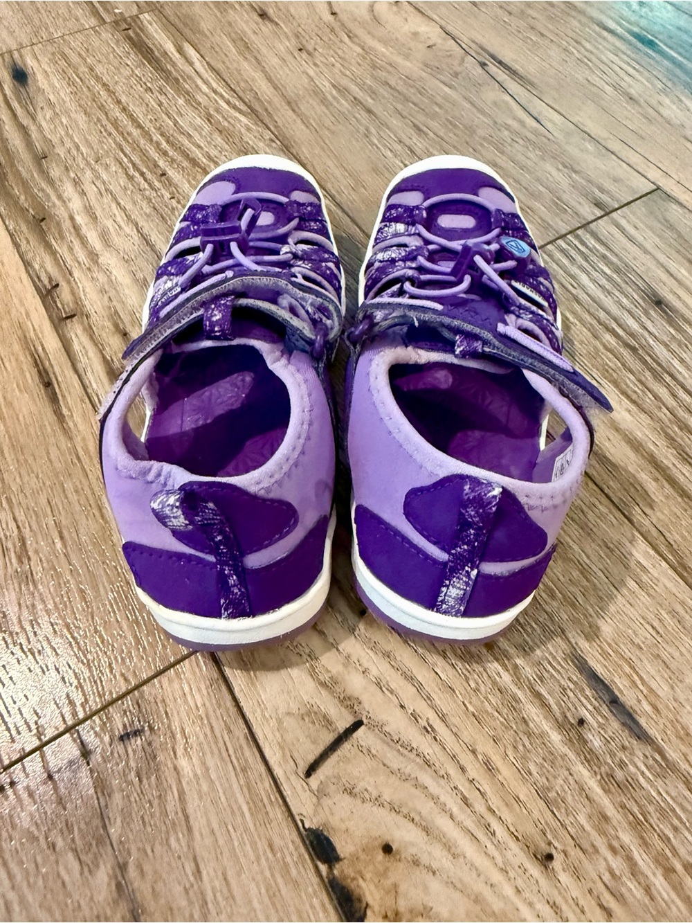 Keen Closed Toe Fisherman Comfort Purple Girls Sandals - Size 12 - Picture 2 of 4